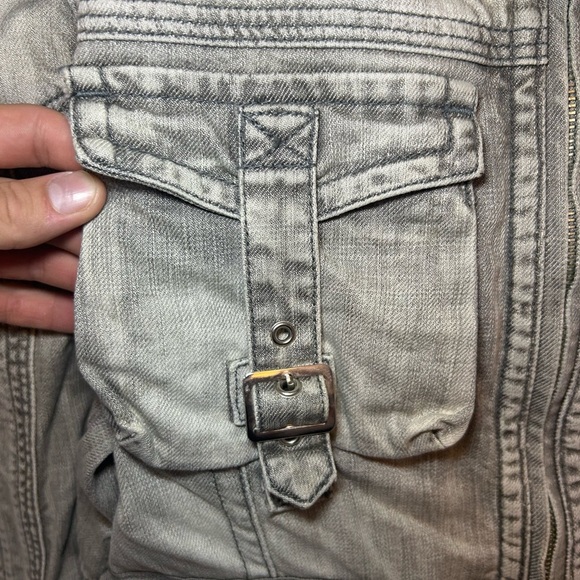 Vintage BS2B "bondage" cargo denim jacket - Picture 6 of 16